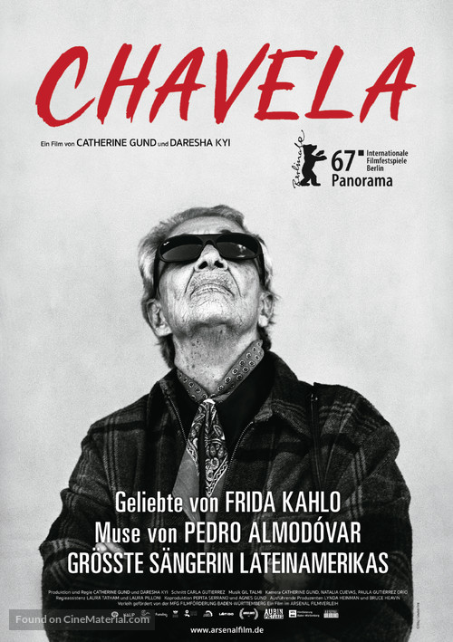 Chavela - German Movie Poster