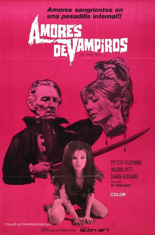 The Vampire Lovers - Spanish Movie Poster