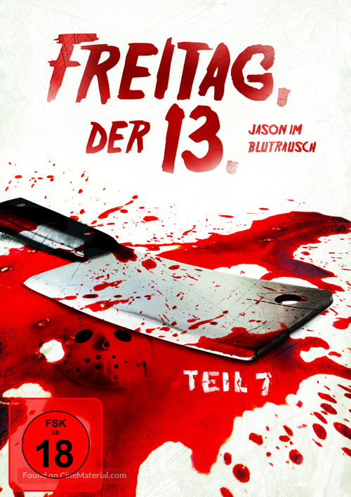 Friday the 13th Part VII: The New Blood - German Movie Cover