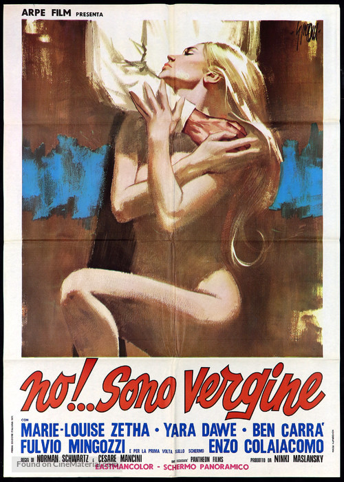 No, sono vergine! - Italian Movie Poster