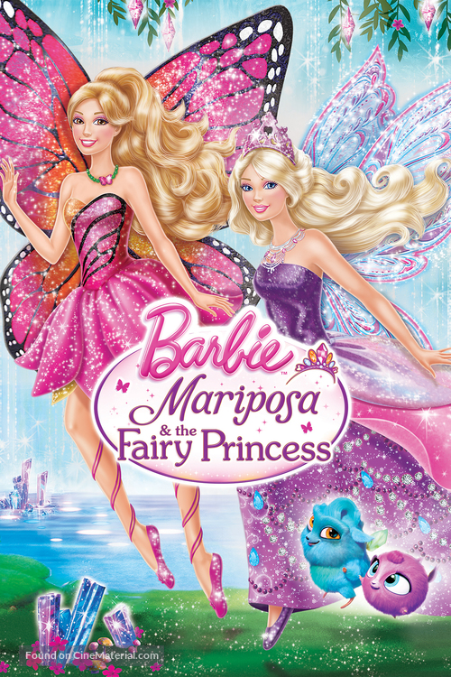 Barbie Mariposa and the Fairy Princess - DVD movie cover