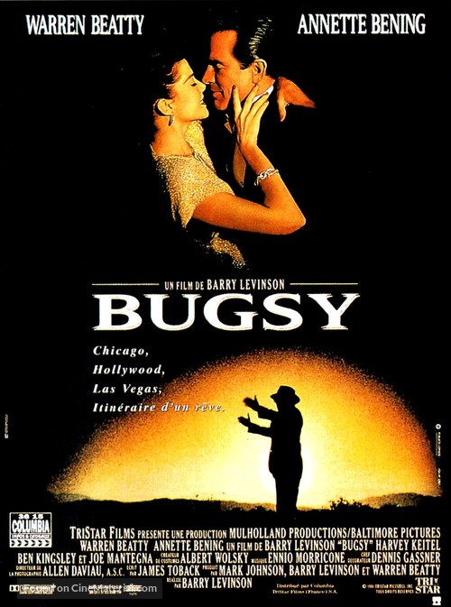 Bugsy - French Movie Poster