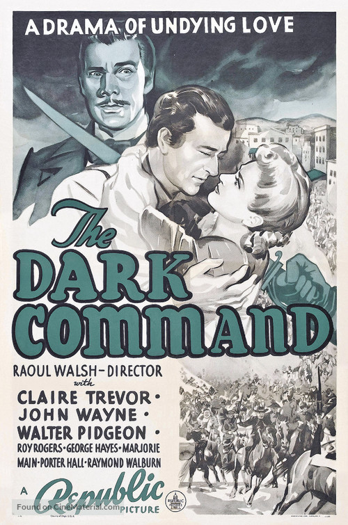 Dark Command - Theatrical movie poster