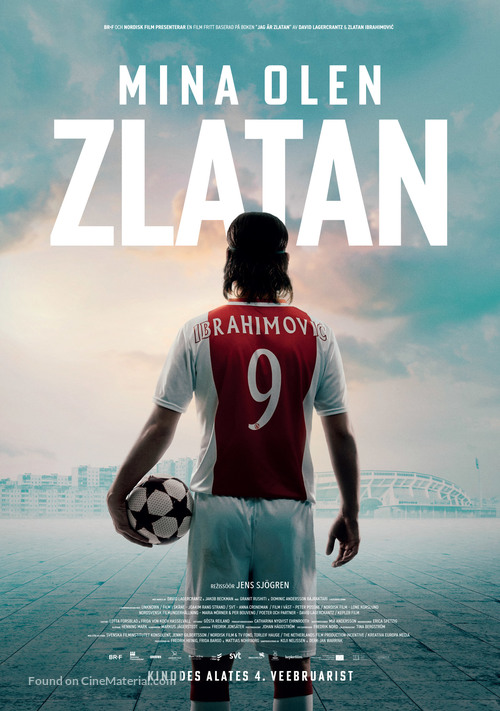 I Am Zlatan - Estonian Movie Poster