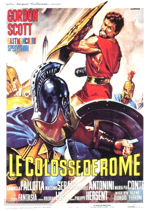 Il colosso di Roma - French Movie Poster