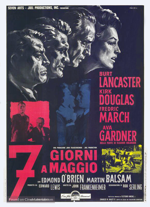 Seven Days in May - Italian Movie Poster