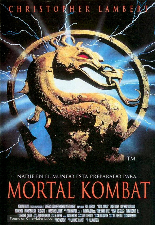 Mortal Kombat - Spanish Movie Poster