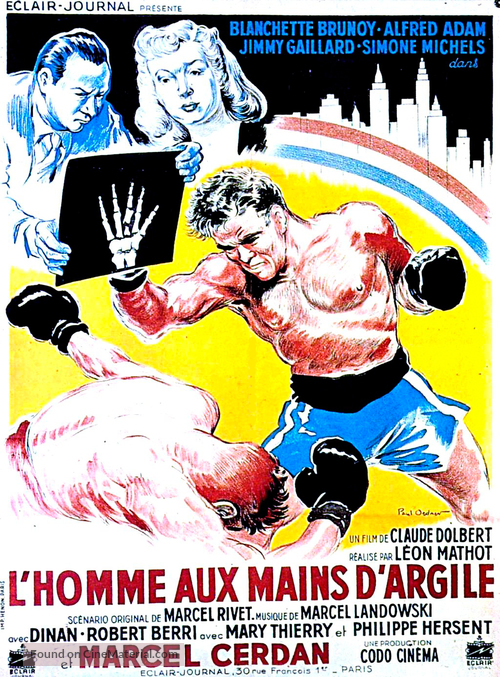 Homme aux mains d&#039;argile, L&#039; - French Movie Poster