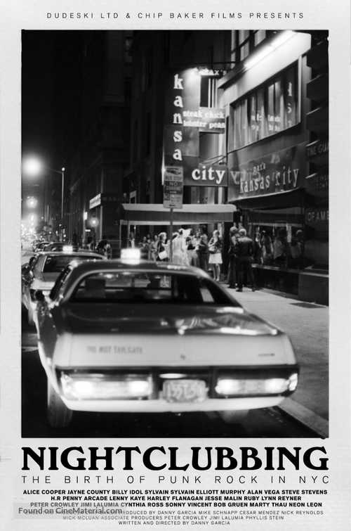 Nightclubbing: The Birth of Punk Rock in NYC - International Movie Poster