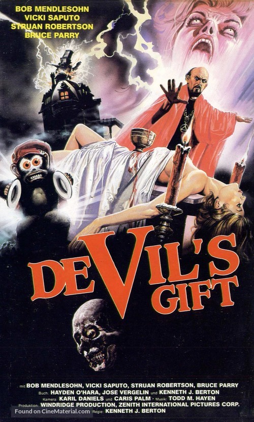 The Devil&#039;s Gift - German VHS movie cover