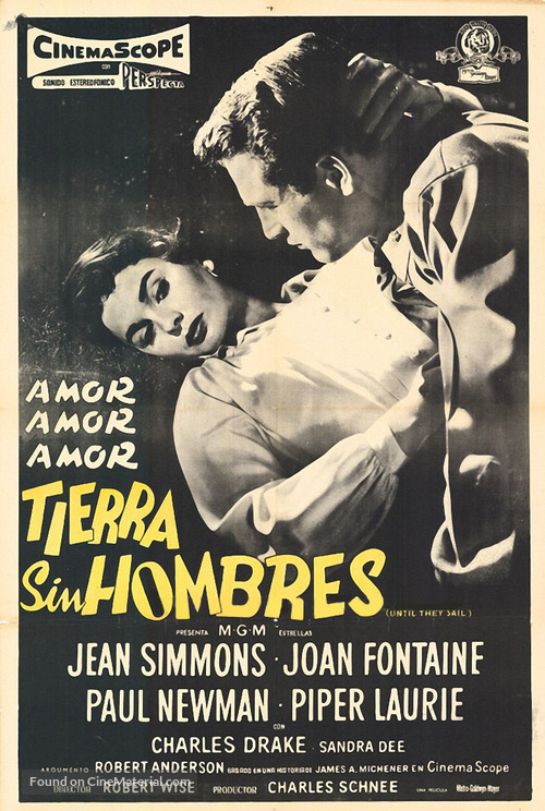 Until They Sail - Argentinian Movie Poster