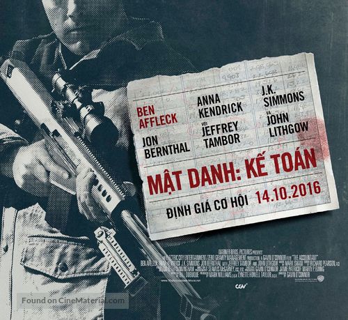 The Accountant - Vietnamese poster