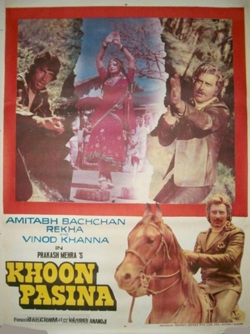 Khoon Pasina - Indian Movie Poster