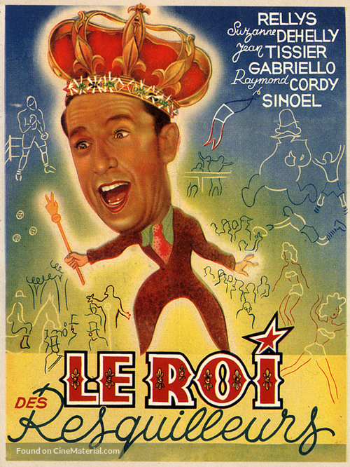 Le roi des resquilleurs - Belgian Movie Poster