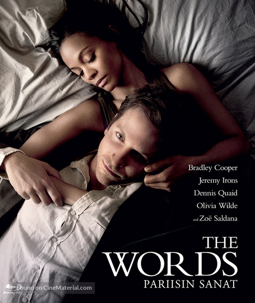 The Words - Finnish Blu-Ray movie cover