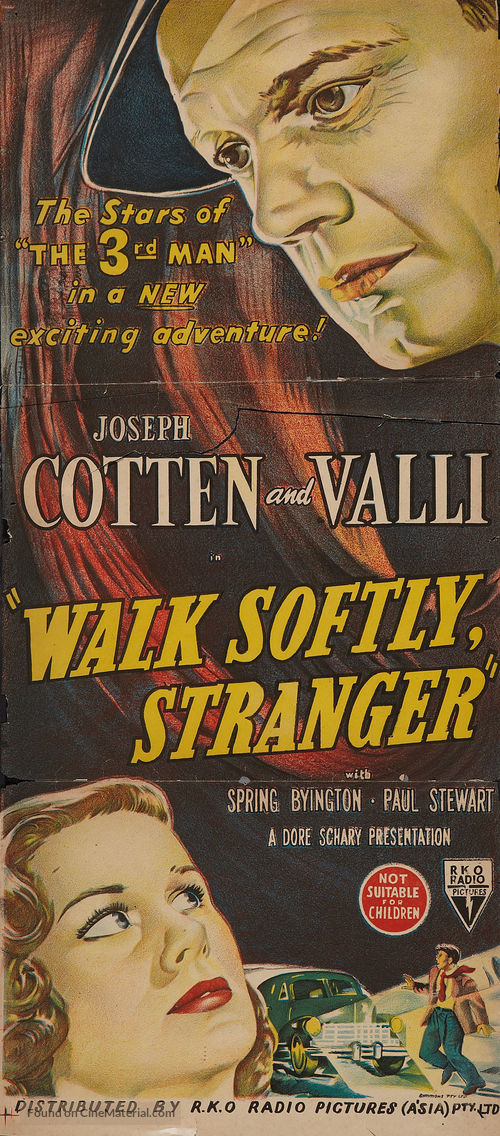 Walk Softly, Stranger - Australian Movie Poster