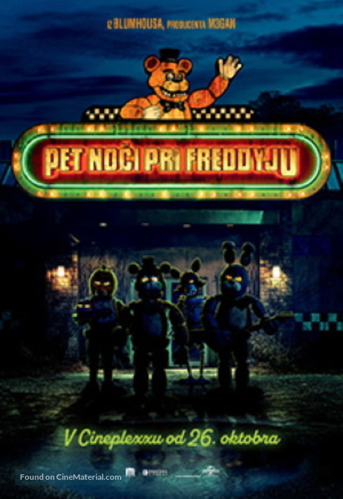 Five Nights at Freddy&#039;s - Slovenian Movie Poster