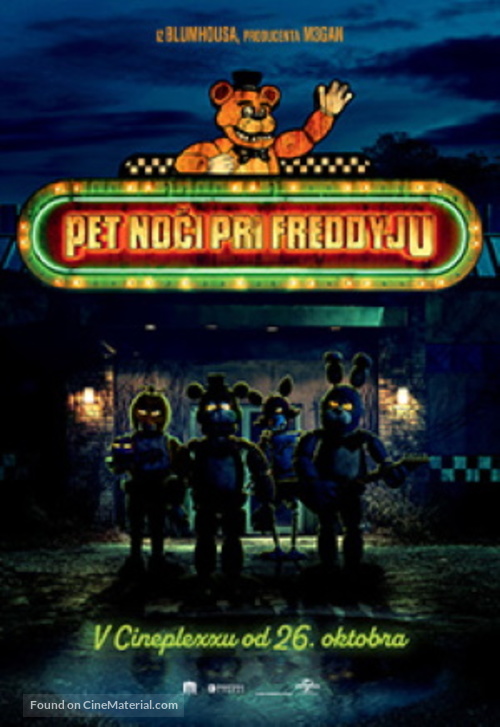 Five Nights at Freddy&#039;s - Slovenian Movie Poster