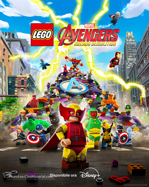 LEGO Marvel Avengers: Mission Demolition - Italian Movie Poster