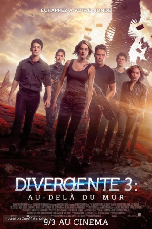 The Divergent Series: Allegiant - French Movie Poster