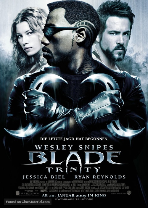 Blade: Trinity - German Advance movie poster