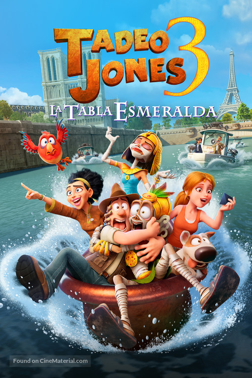 Tadeo Jones 3. La tabla esmeralda - Spanish Movie Cover