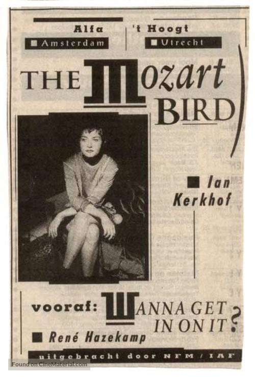 The Mozart Bird - Dutch poster