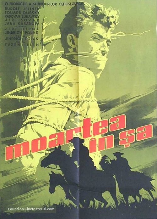 Smrt v sedle - Romanian Movie Poster