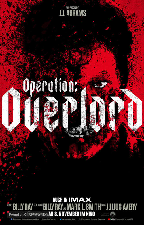 Overlord - German Movie Poster