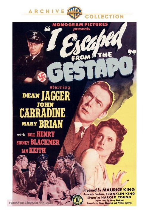 I Escaped from the Gestapo - DVD movie cover