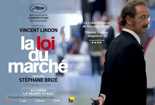 La loi du march&eacute; - French Movie Poster