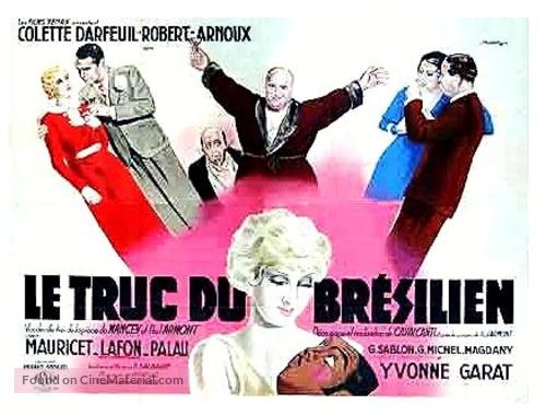 Le truc du Br&eacute;silien - French Movie Poster