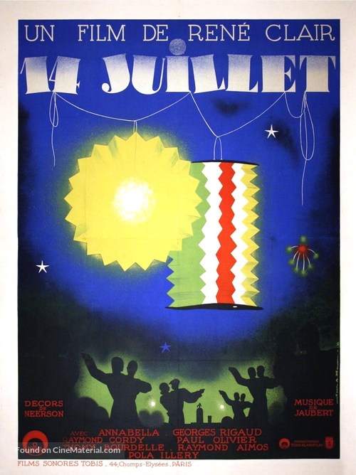 Quatorze Juillet - French Movie Poster