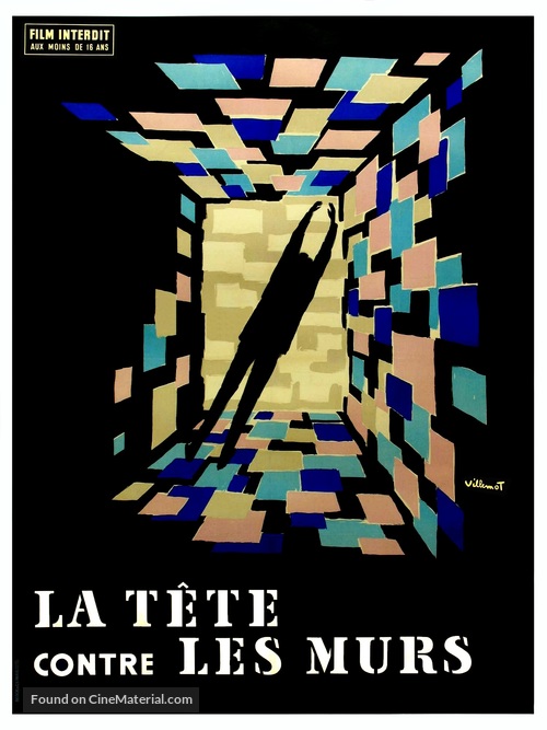 T&ecirc;te contre les murs, La - French Movie Poster