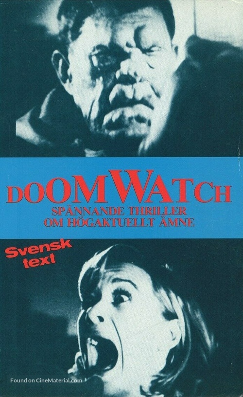 Doomwatch - Swedish VHS movie cover