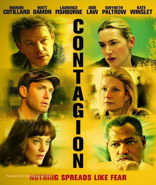 Contagion - Blu-Ray movie cover