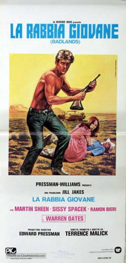 Badlands - Italian Movie Poster