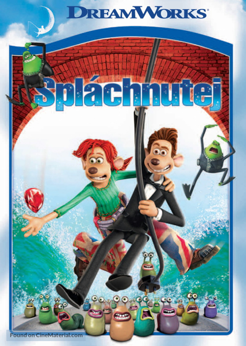 Flushed Away - Czech DVD movie cover