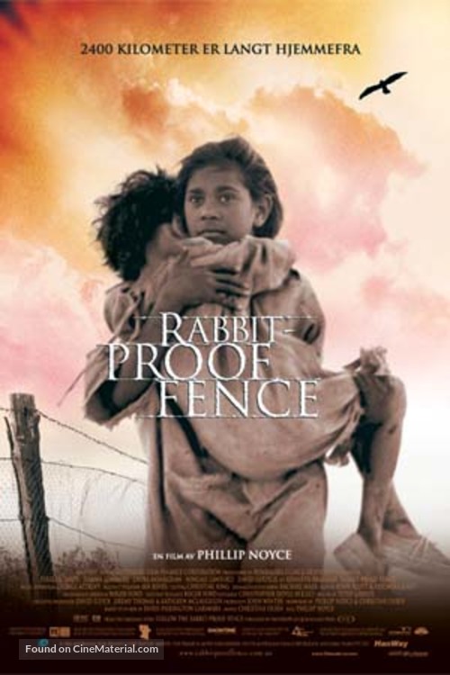 Rabbit Proof Fence - Norwegian Movie Poster