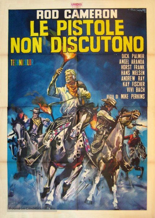 Le pistole non discutono - Italian Movie Poster