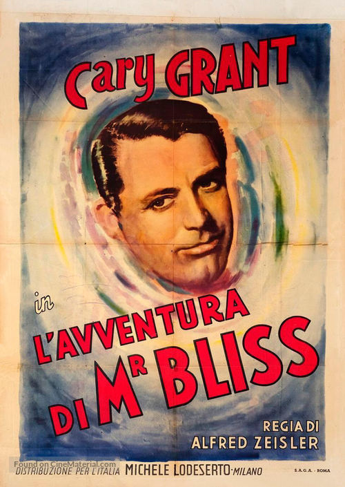 The Amazing Quest of Ernest Bliss - Italian Movie Poster