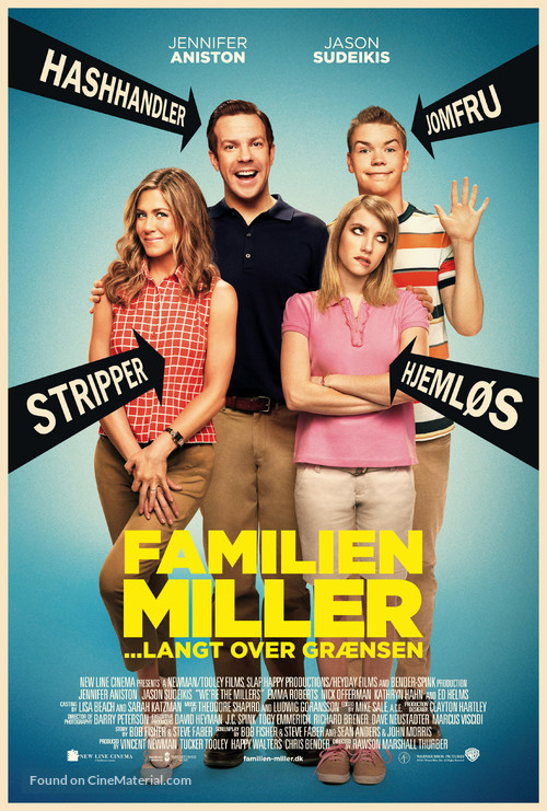We&#039;re the Millers - Danish Movie Poster