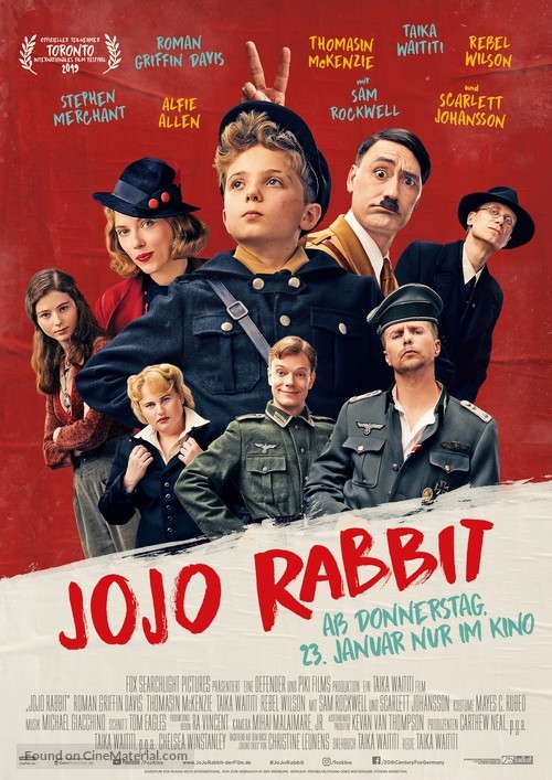Jojo Rabbit - German Movie Poster