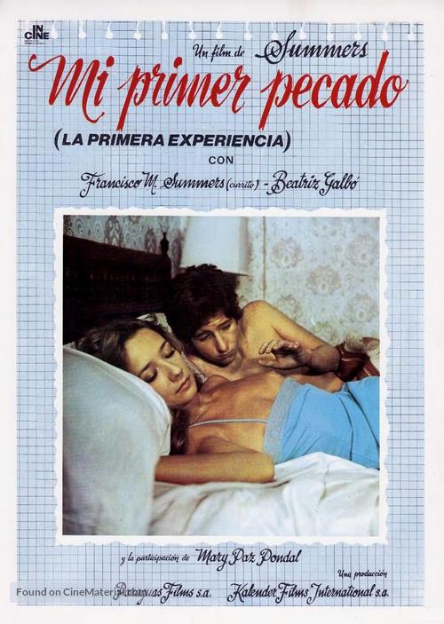 Mi primer pecado - Spanish Movie Poster