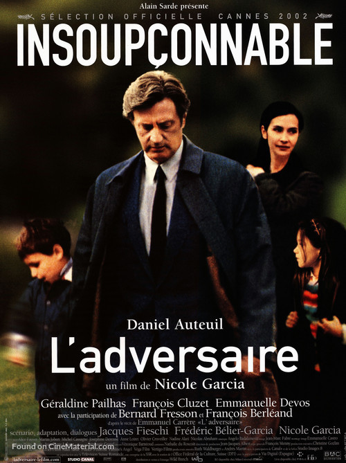 L&#039;adversaire - French Movie Poster