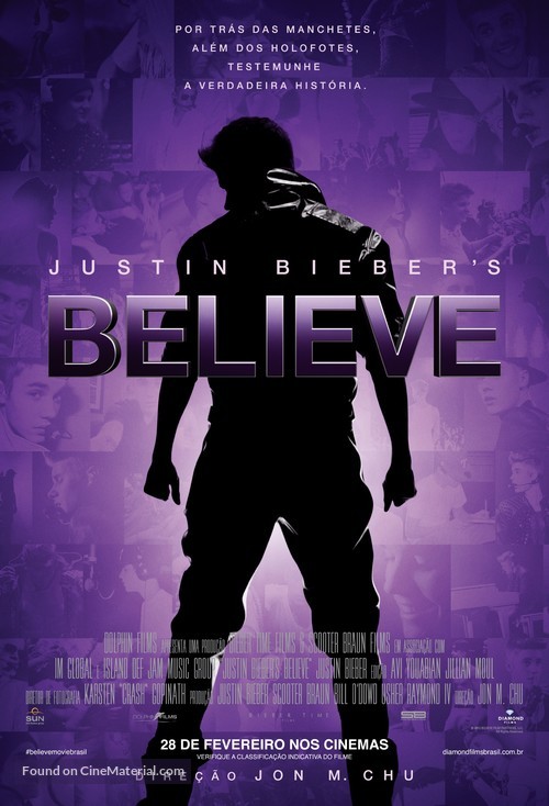 Justin Bieber&#039;s Believe - Brazilian Movie Poster