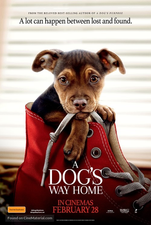 A Dog&#039;s Way Home - Australian Movie Poster