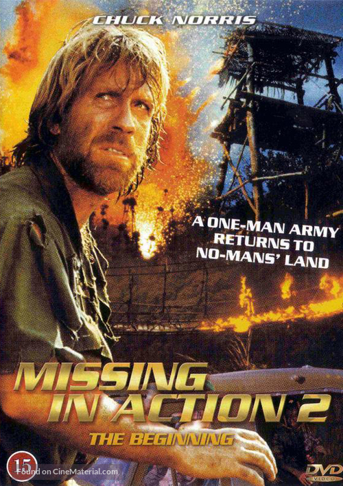 Missing in Action 2: The Beginning - Danish DVD movie cover