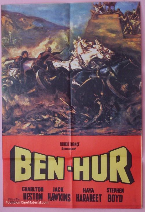 Ben-Hur - Turkish Movie Poster