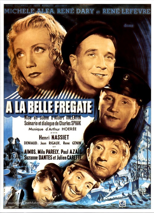 &Agrave; la belle fr&egrave;gate - French Movie Poster